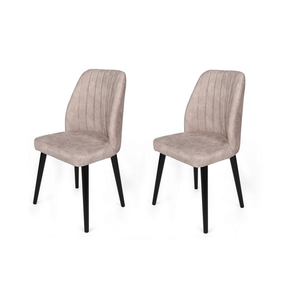 Sada jídelních židlí Alfa Cream and Black