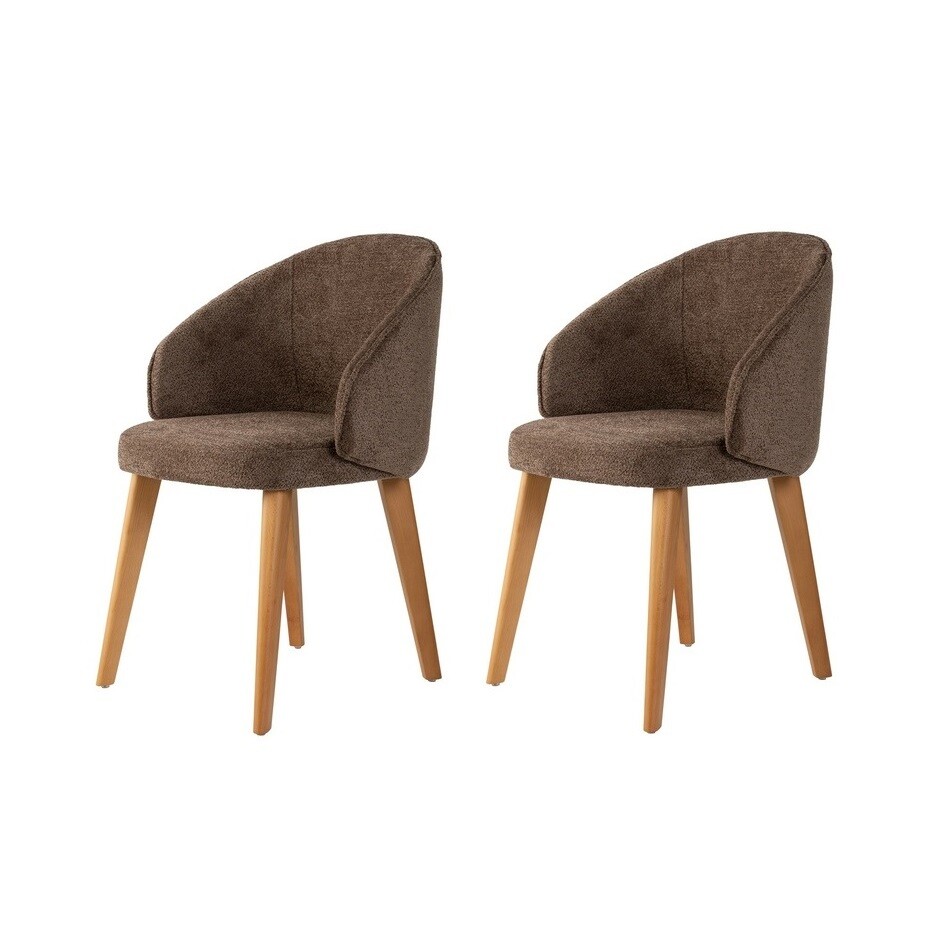 Sada jídelních židlí Bentley Brown and Dark Oak