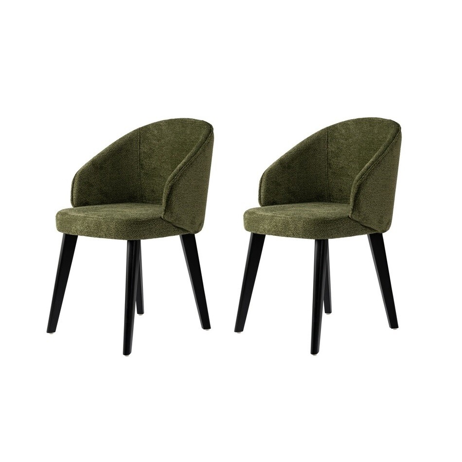 Sada jídelních židlí Bentley Green and Black