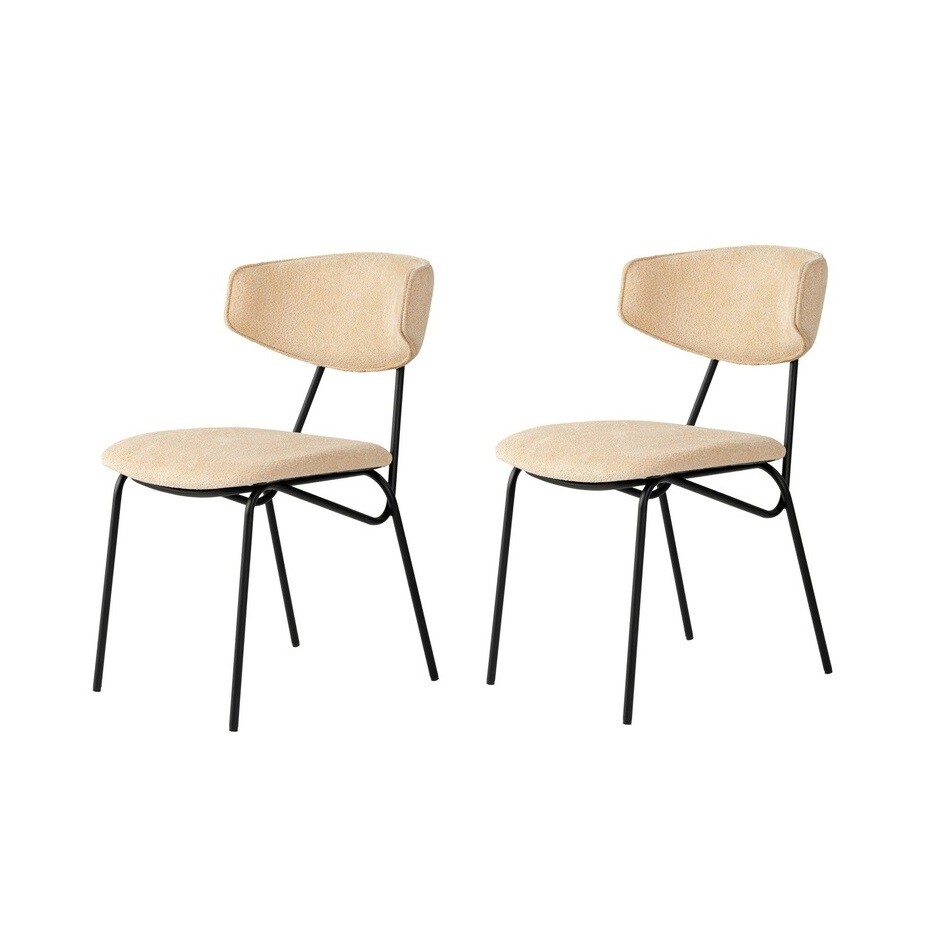 Sada jídelních židlí Nancy Beige and Black