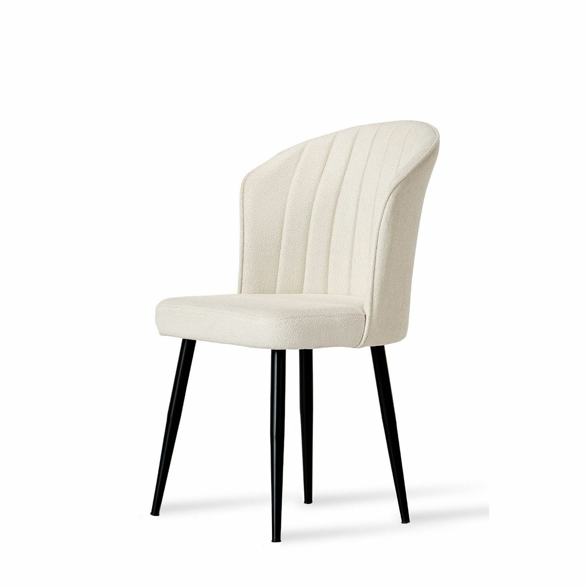 Sada jídelních židlí Rubi Cream and Black