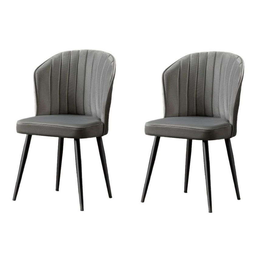 Sada jídelních židlí Rubi Grey and Black