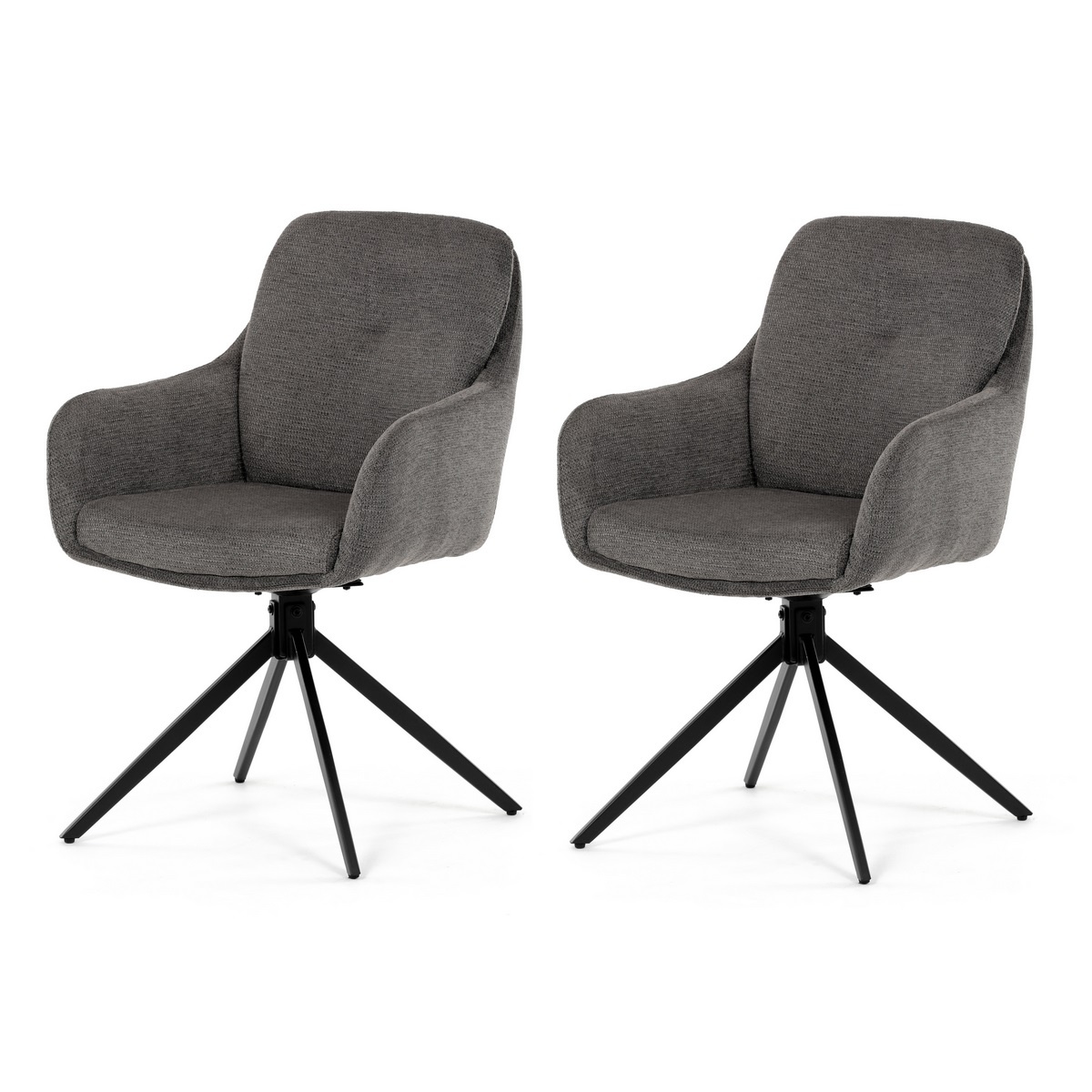 Sada jídelních židlí s vratným mechanismem DCH-P3174 GREY2