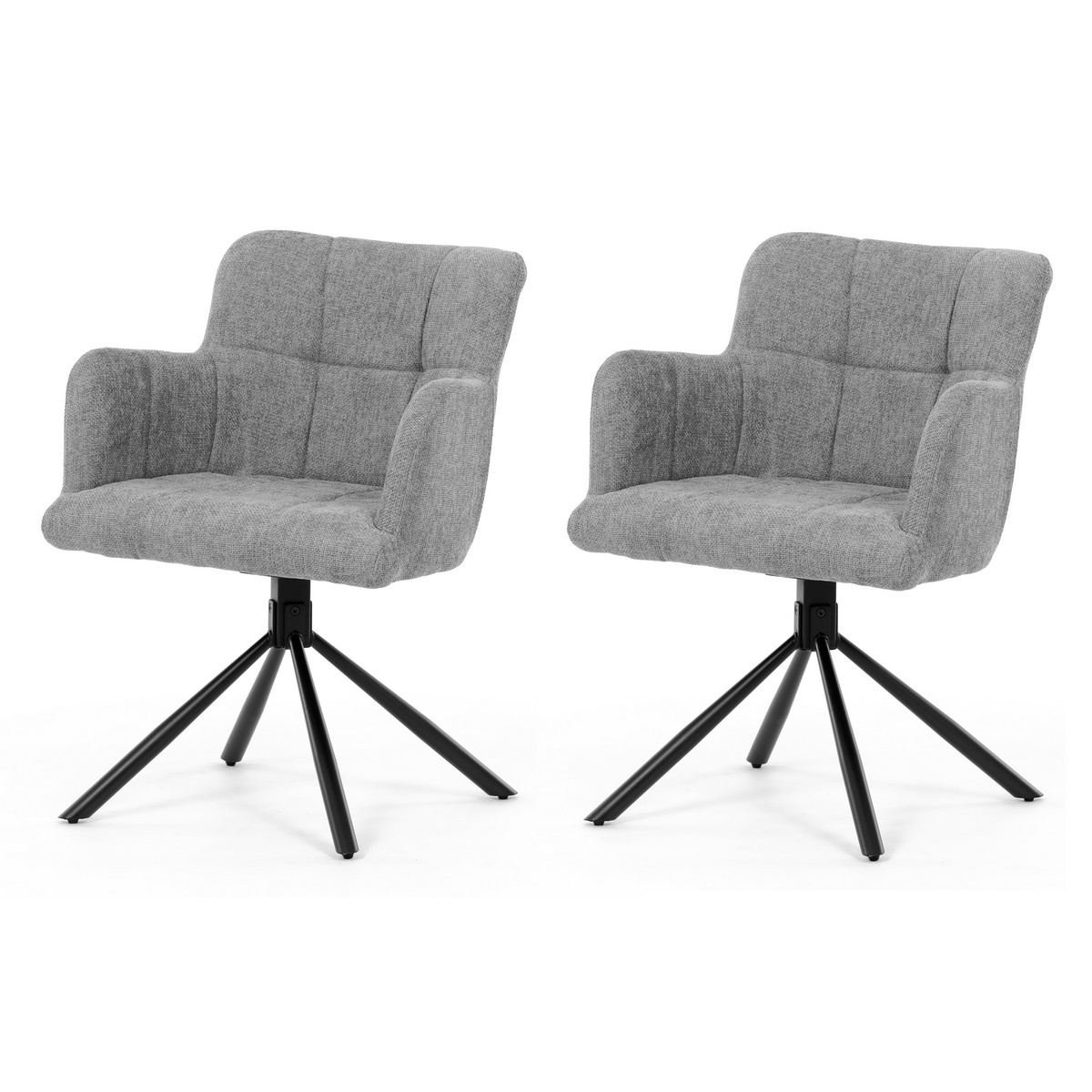 Sada jídelních židlí s vratným mechanismem DCH-T1122 GREY2