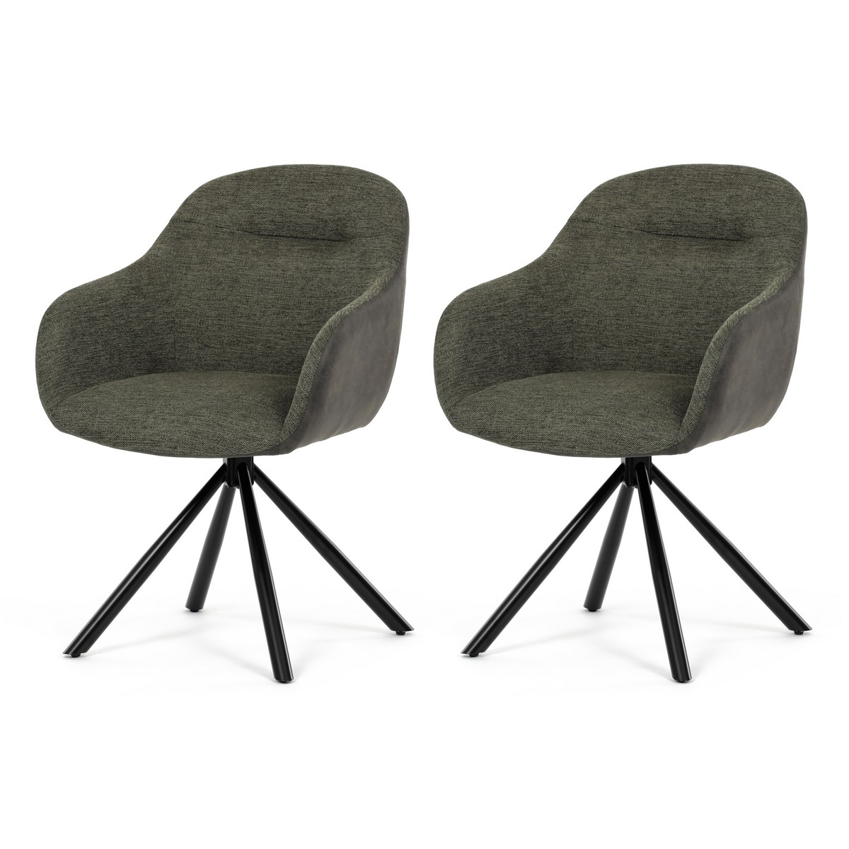 Sada jídelních židlí s vratným mechanismem DCH-Y1143 GRN2