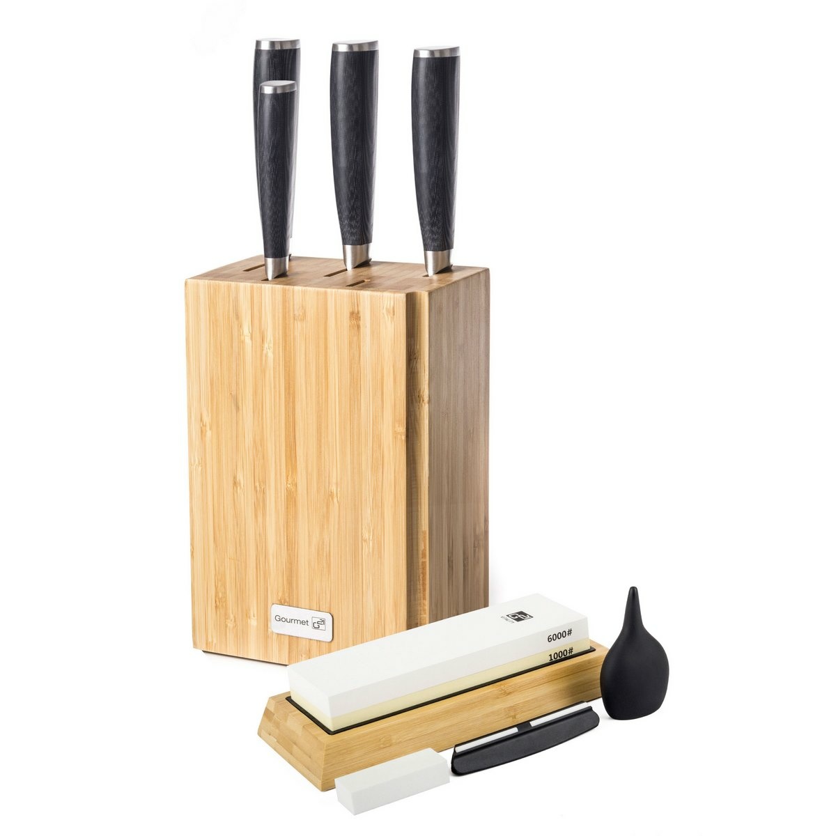 Sada nožů G21 Damascus Premium v bambusovém bloku
