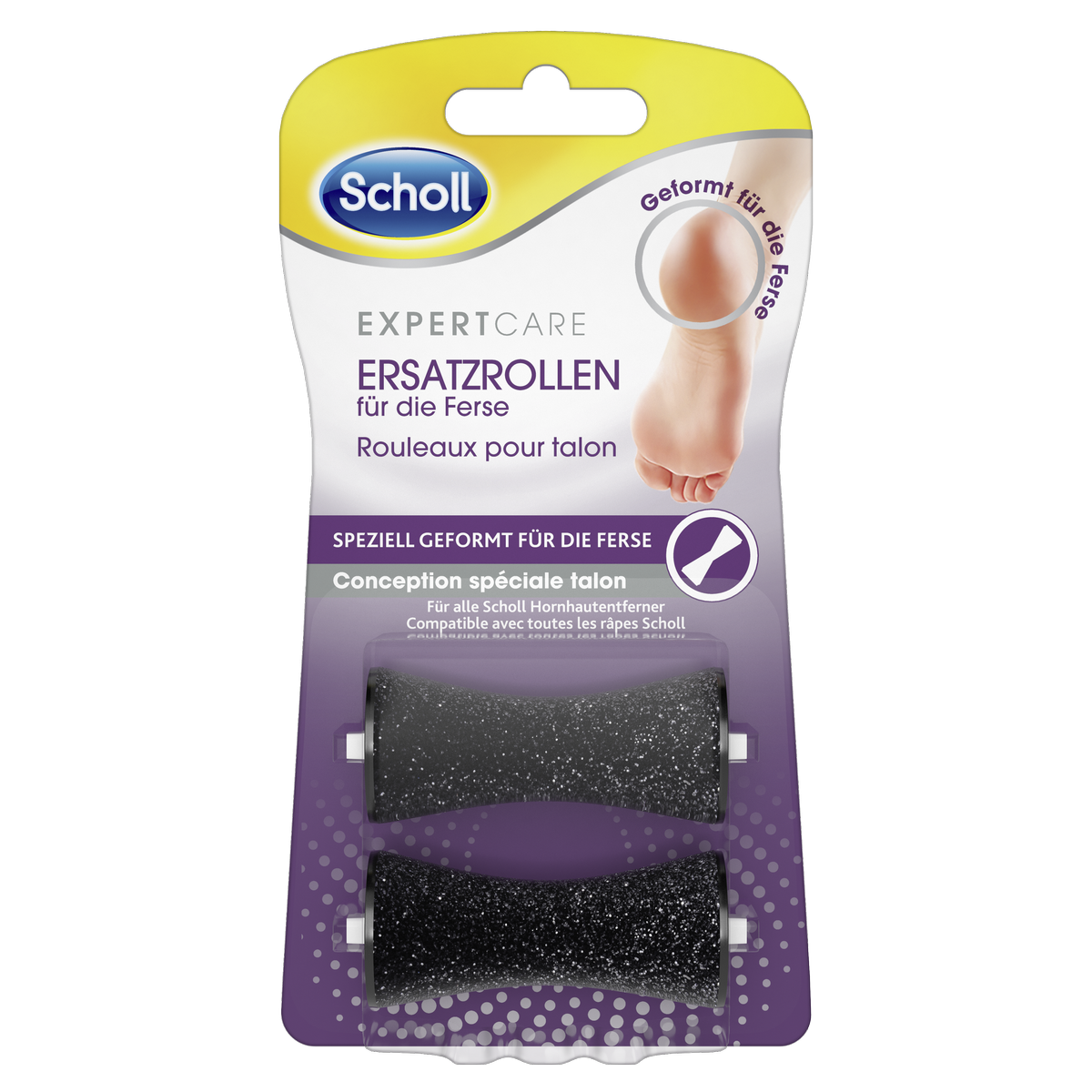 Scholl Náhradní rotační hlavice pro hladké popraskané paty