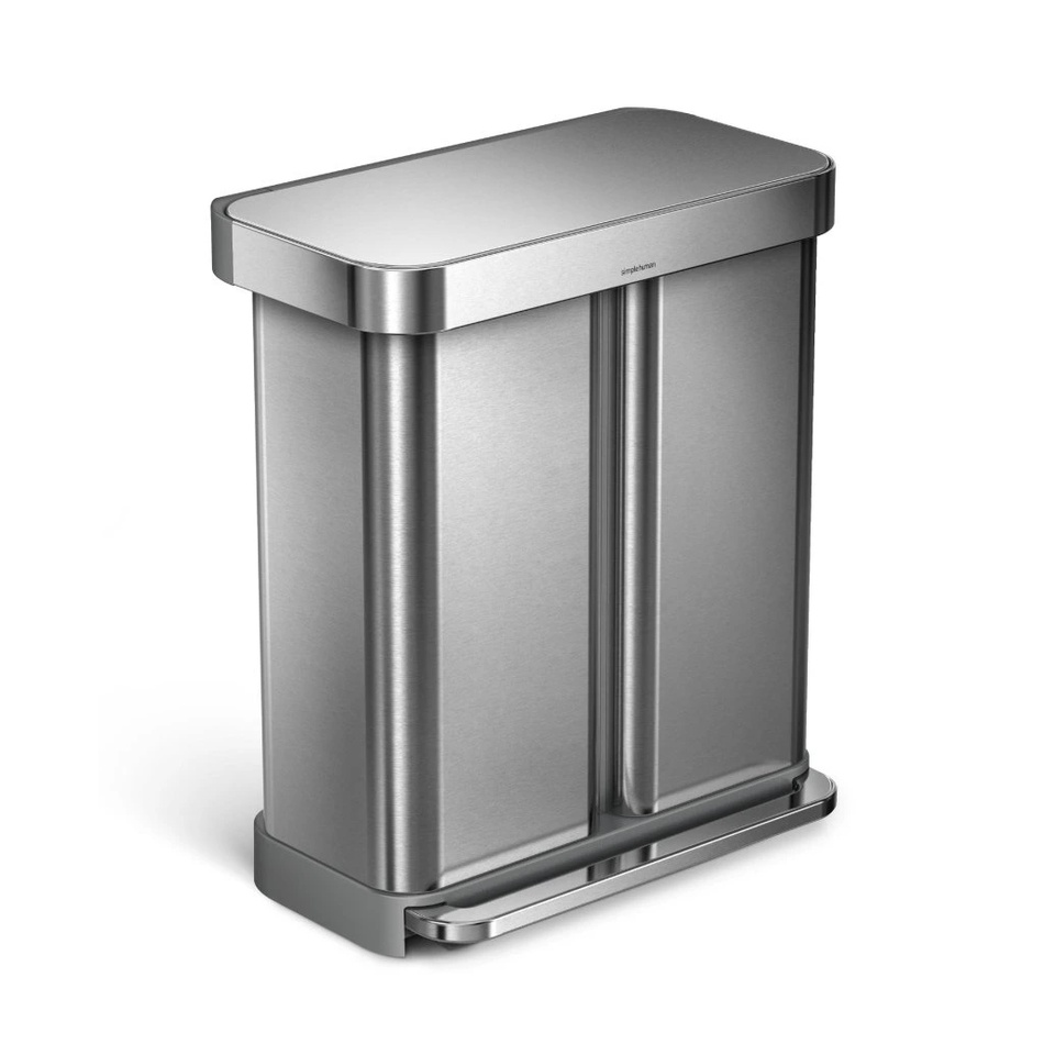 Simplehuman Pedálový odpadkový koš na  tříděný odpad