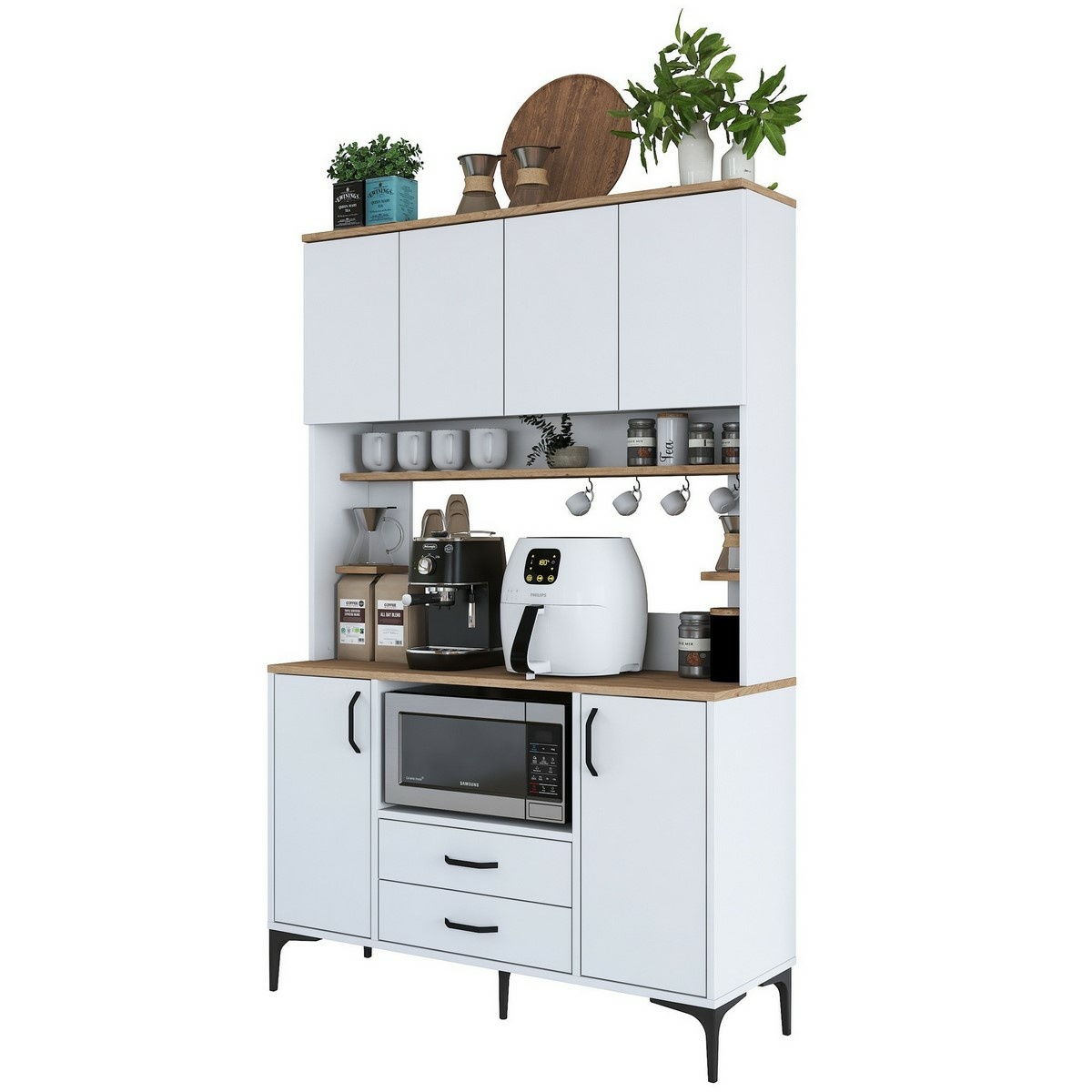 Skříň Jedy Walnut and White