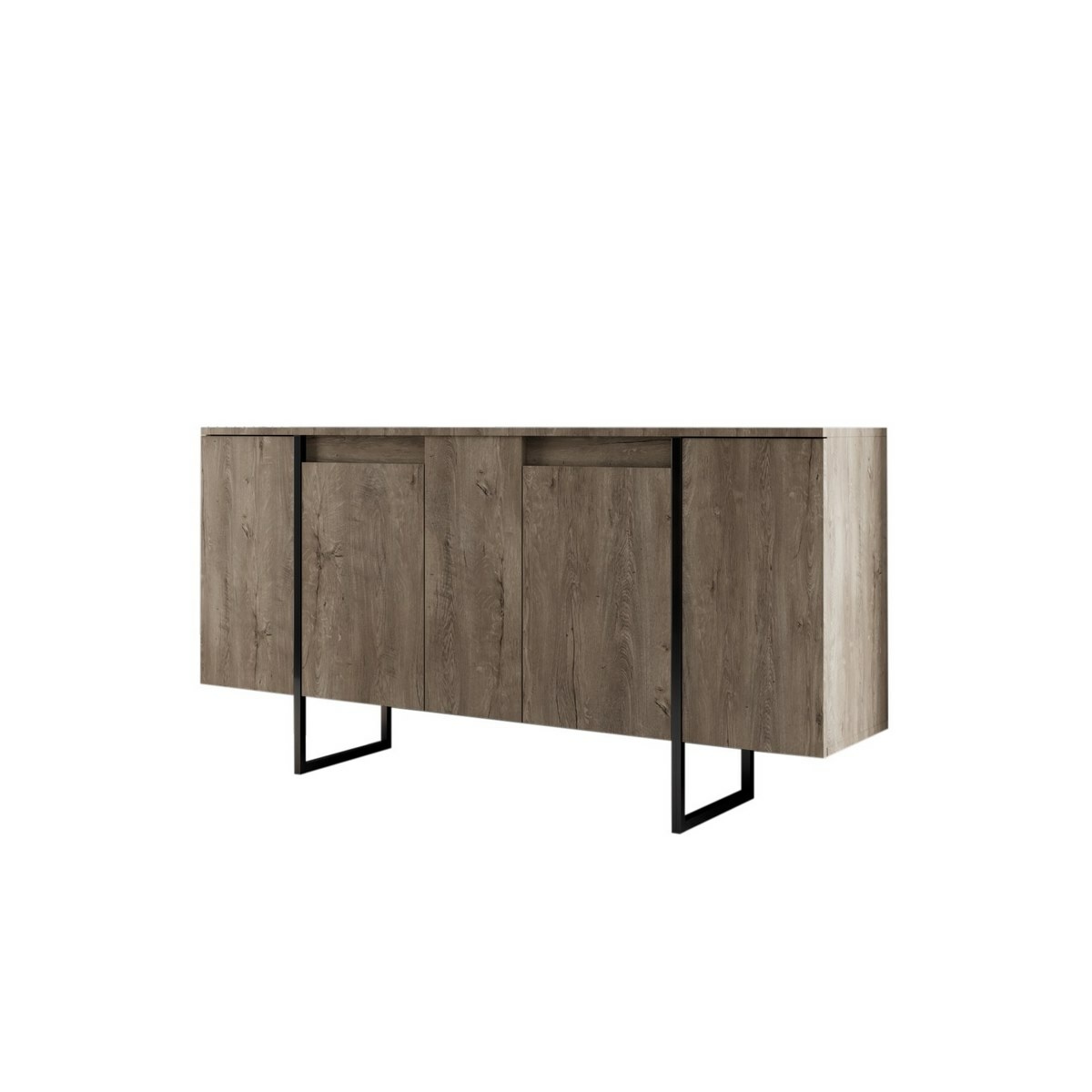 Skříňka Luxe Walnut and Black