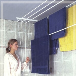 Stropní sušák na prádlo Ideal 5 tyčí 100 cm