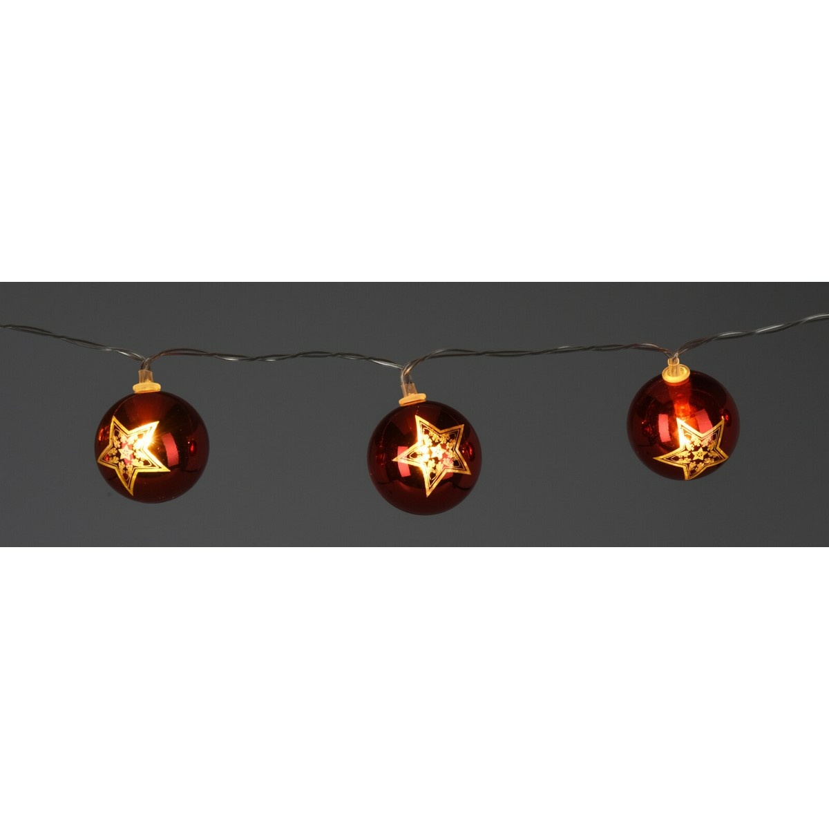 Světelný vánoční řetěz Stars