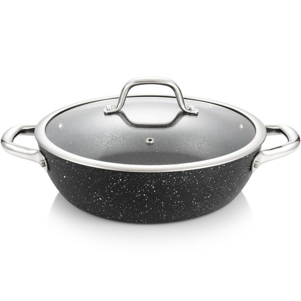 TESCOMA pánev hluboká PRESIDENT Stone s poklicí ø 26 cm