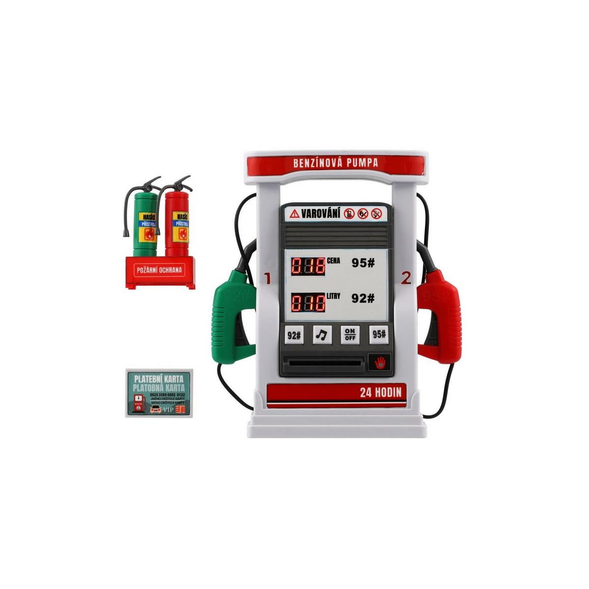 Teddies Benzínová pumpa se zvukem a světlem