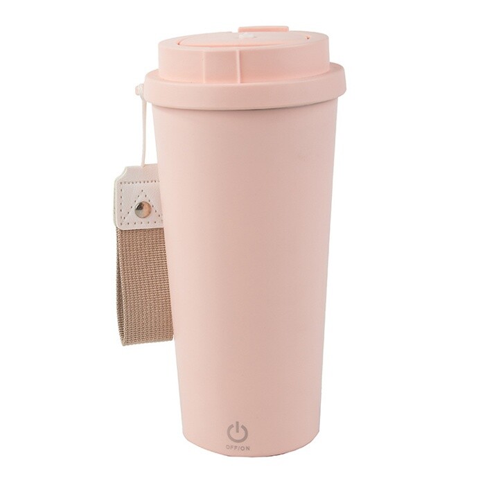 Termohrnek s funkcí napěňovače a víčkem