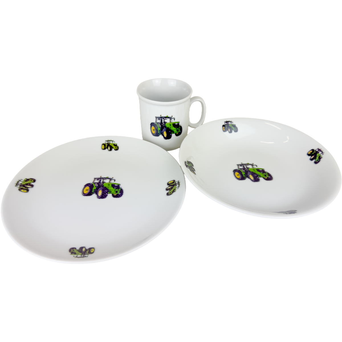 Thun talíř+miska+hrnek dětský NOVÝ TRAKTOR