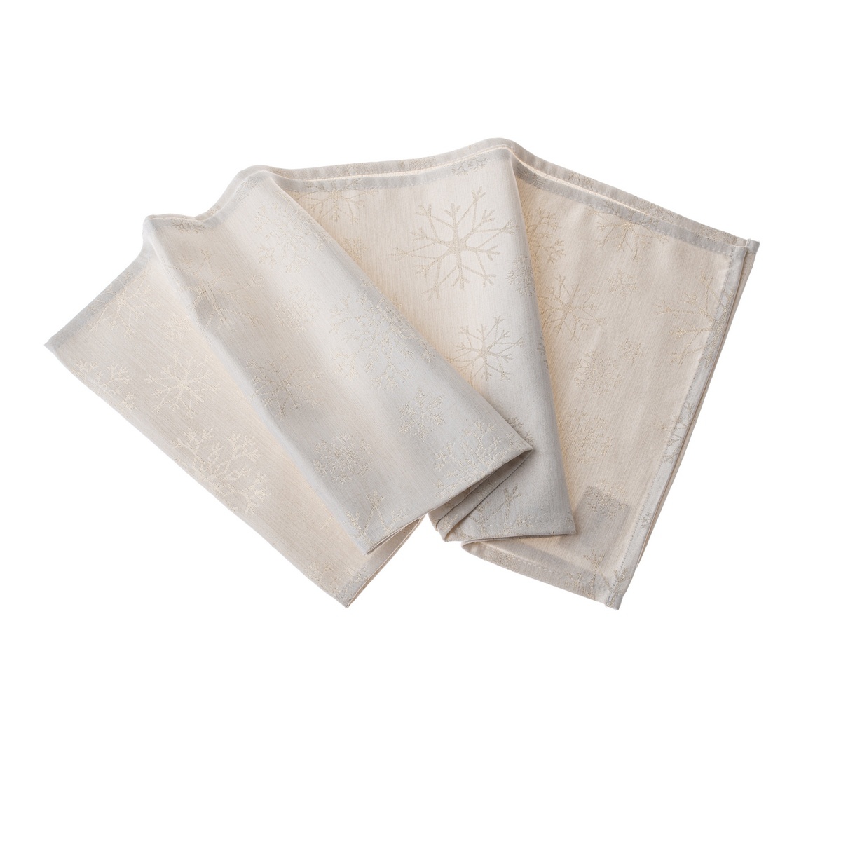 Vánoční Běhoun voděodolný Vločky zlatá