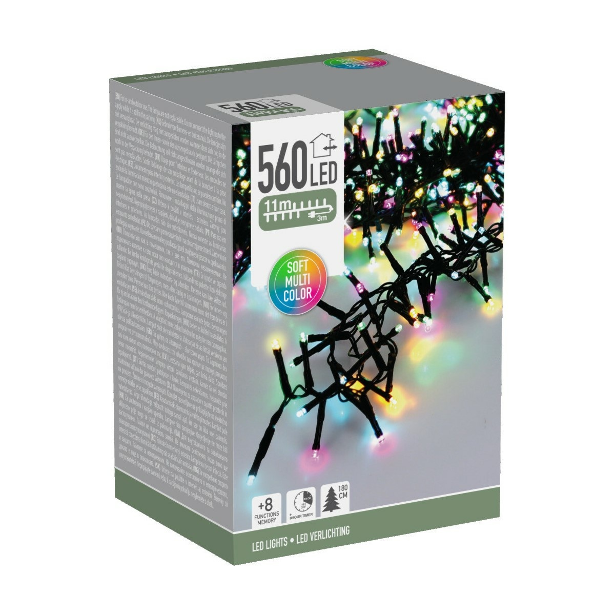 Venkovní světelný řetěz Macaron