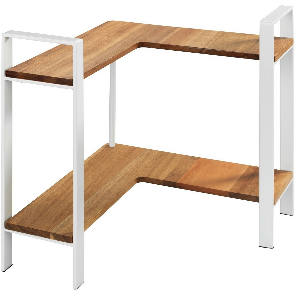 Wenko Kuchyňská rohová police z akácie Louisa