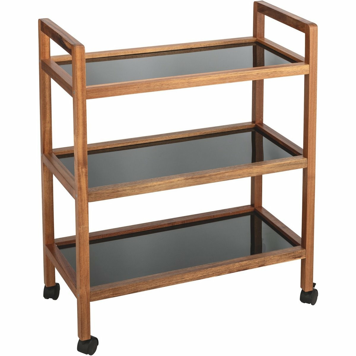 Wenko Široký pojizdný regál FONDI –  3 police