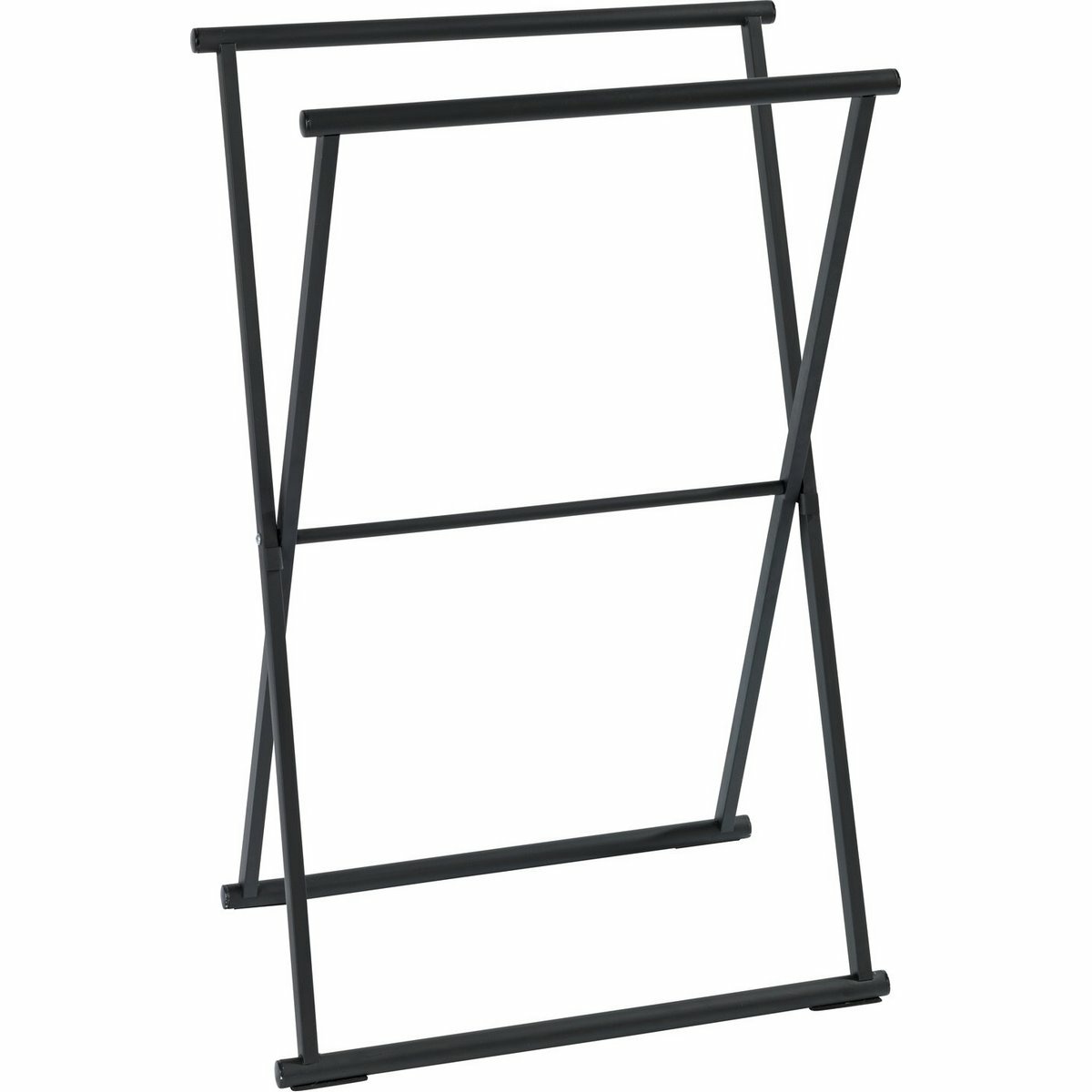 Wenko Skládací stojan na ručníky LAVA – černá