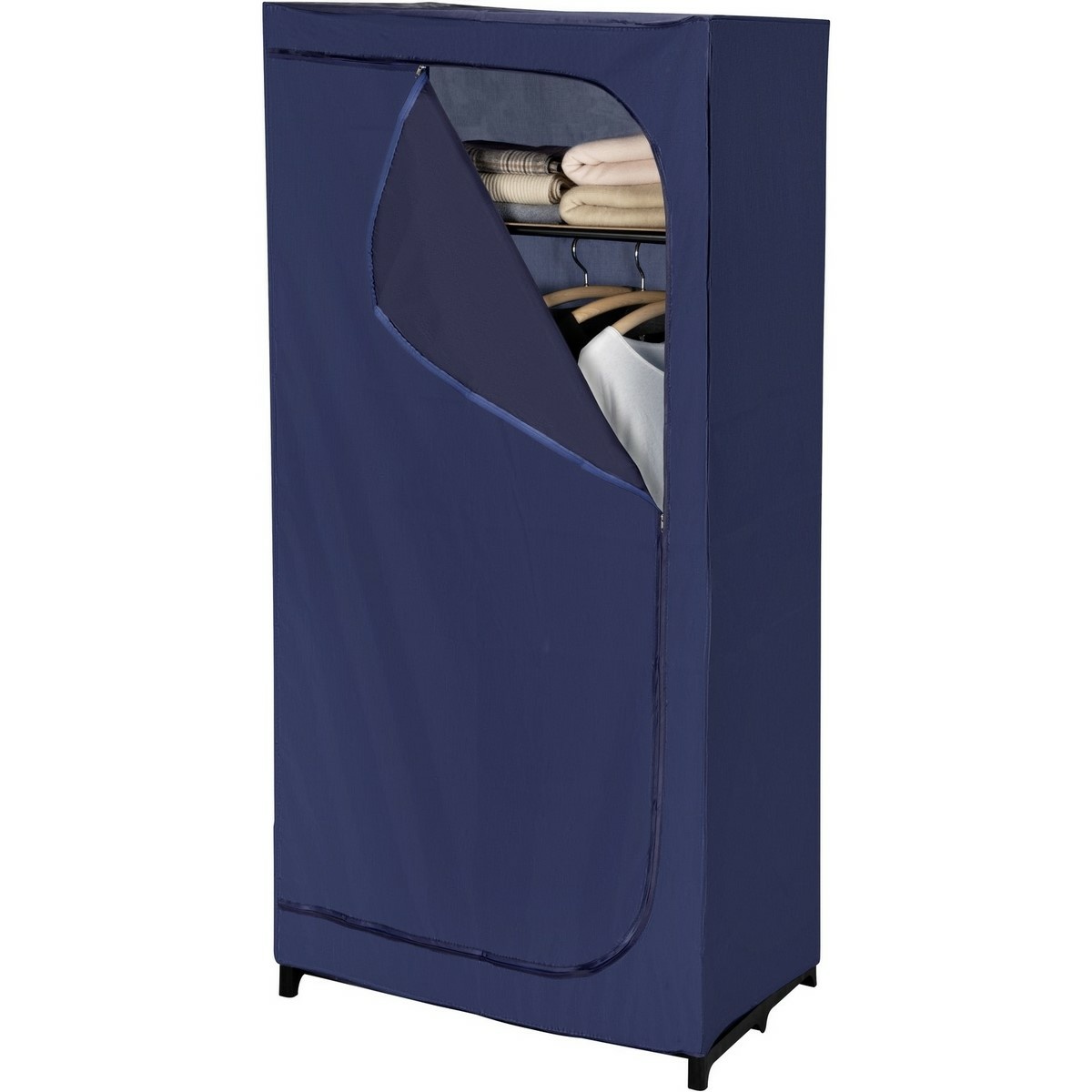 Wenko Skládací textilní skříň s policí Business