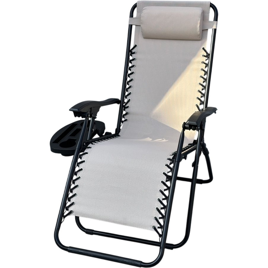 Zahradní plážové relaxační křeslo s podnožkou Regina