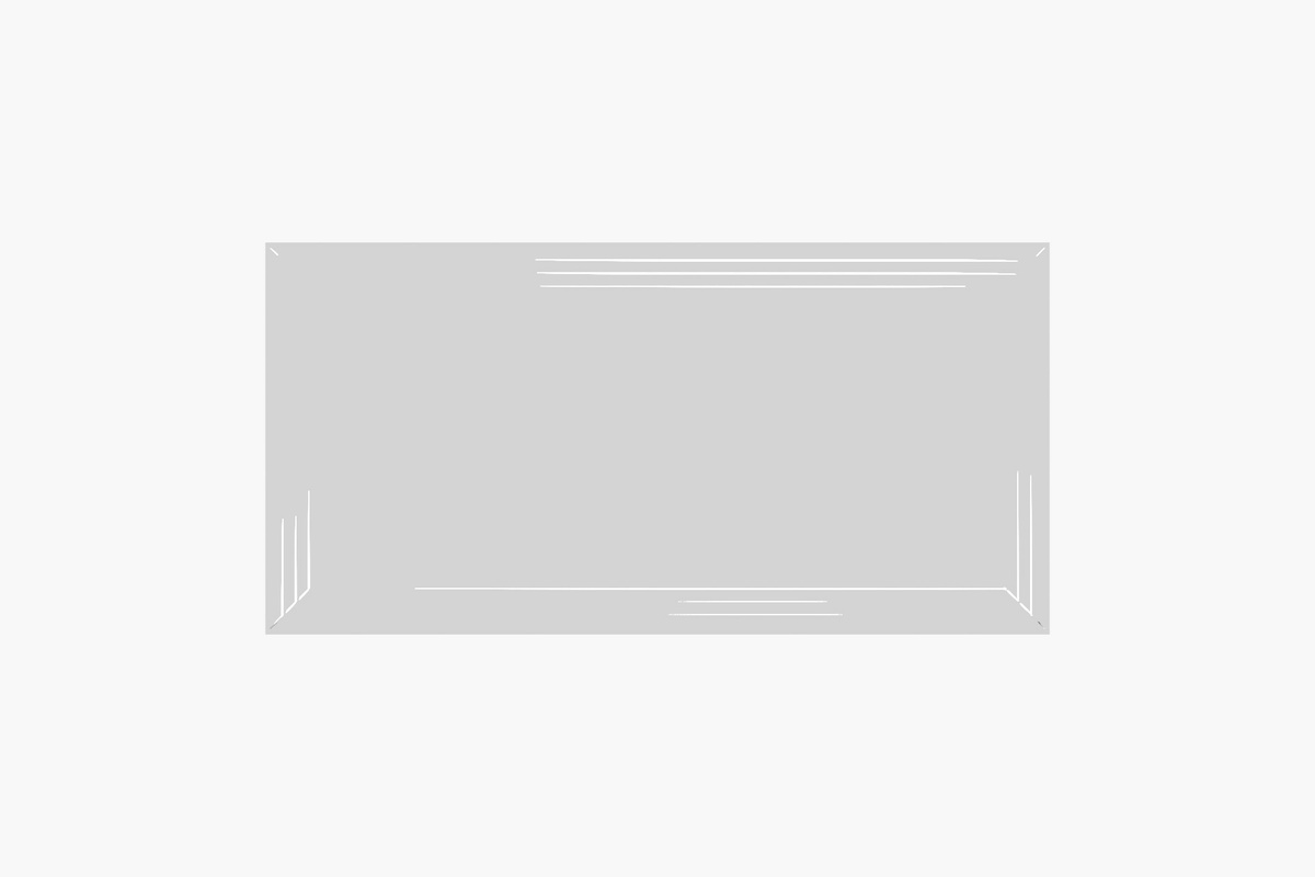 Zrcadlo Moen White 60 x 120 cm