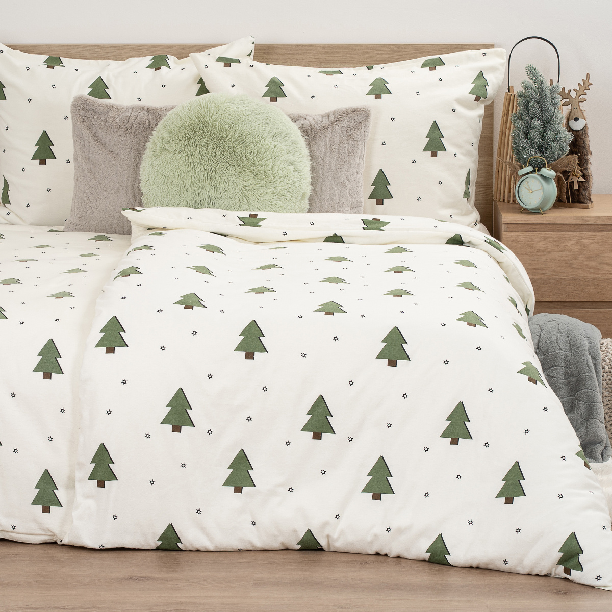 4Home Flanelové povlečení Little Trees