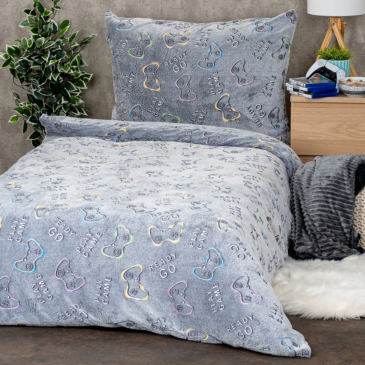 4Home Svítící povlečení mikroflanel Games