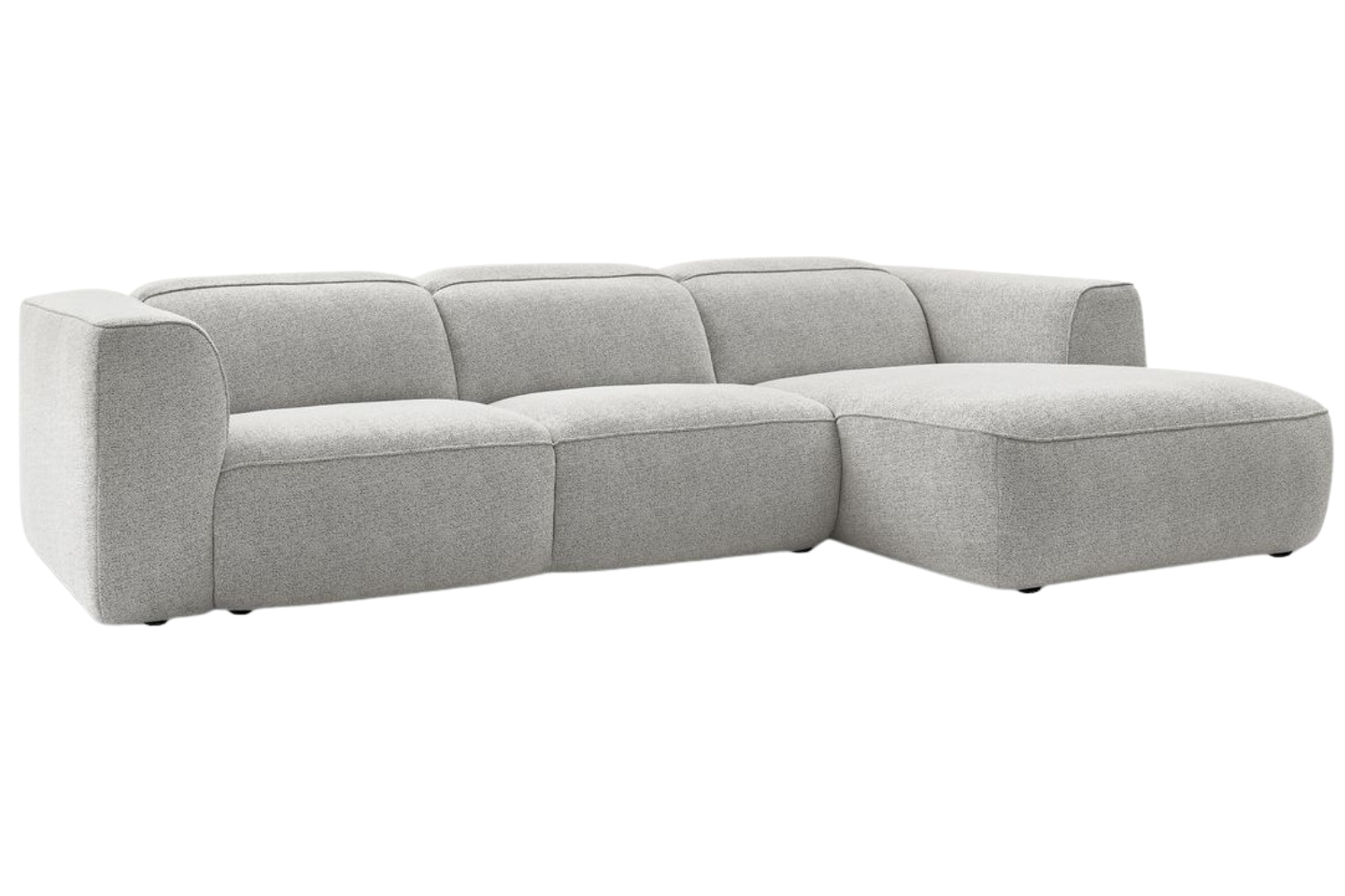 Bobochic Paris Bílá rohová pohovka William 298 cm