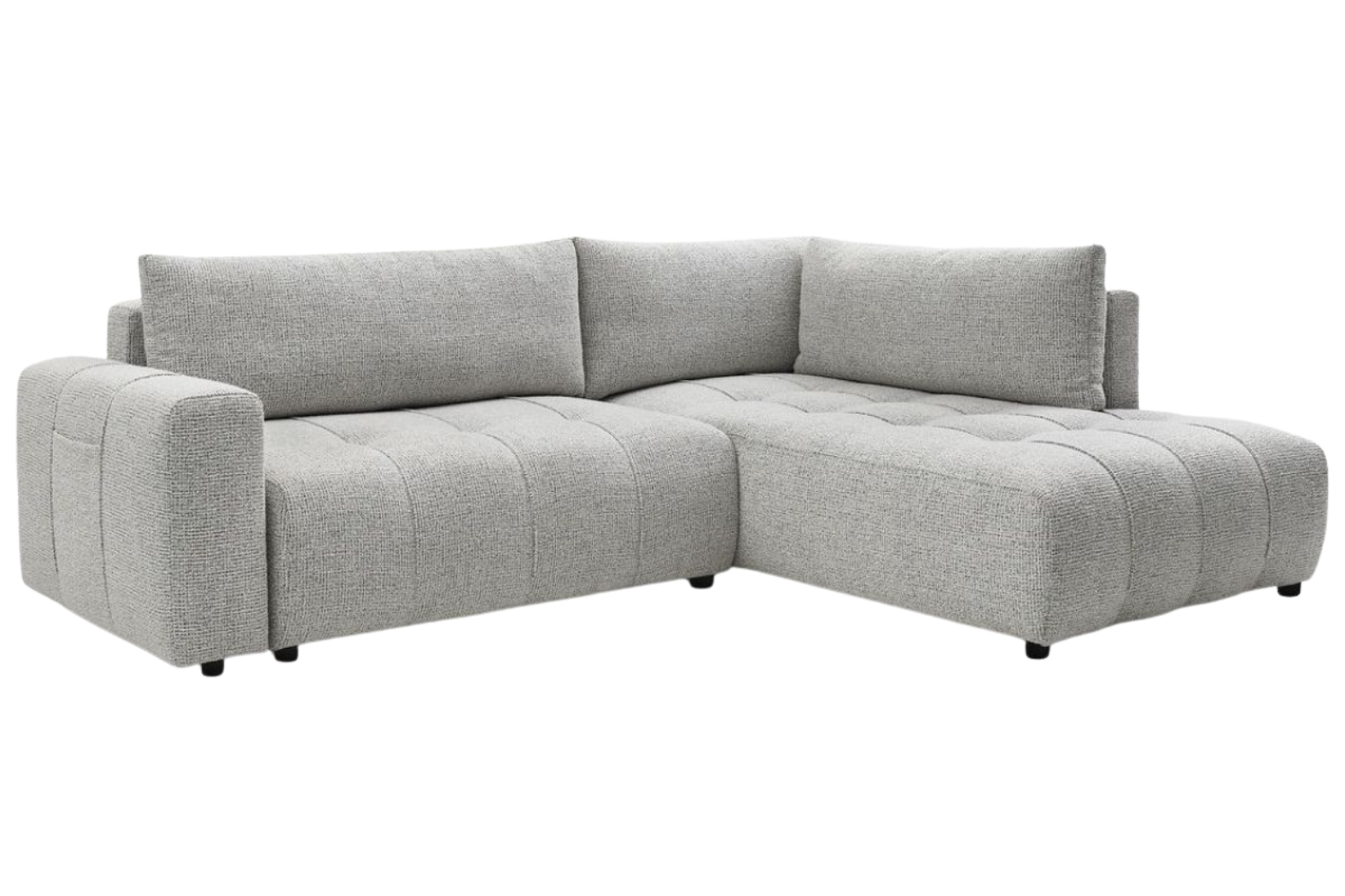 Bobochic Paris Světle šedá rozkládací pohovka Arsene 277 cm