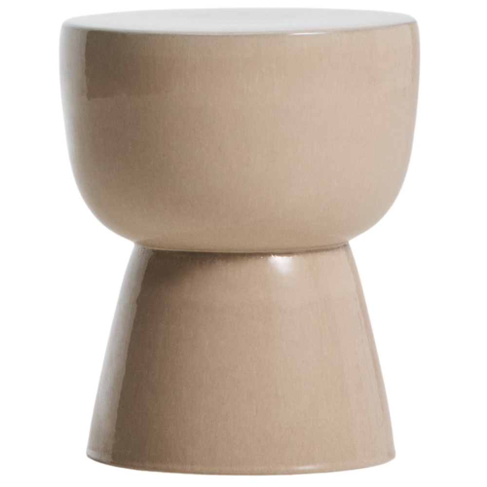 Kave Home Béžový zahradní stolek Mesquida 36 cm