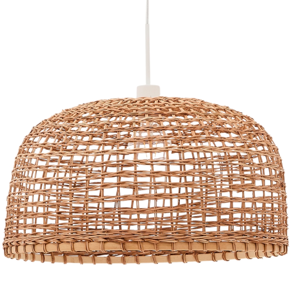 Kave Home Ratanové stínidlo Dakira Ø 50 cm