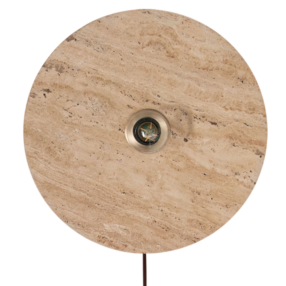 Micadoni Travertinové nástěnné světlo Doris 35 cm