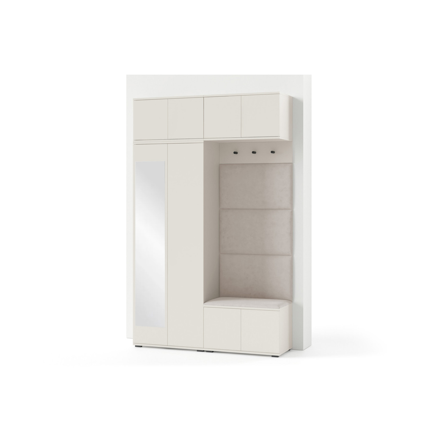 Předsíňová stěna BIANCO I Bez zrcadla Zelená II