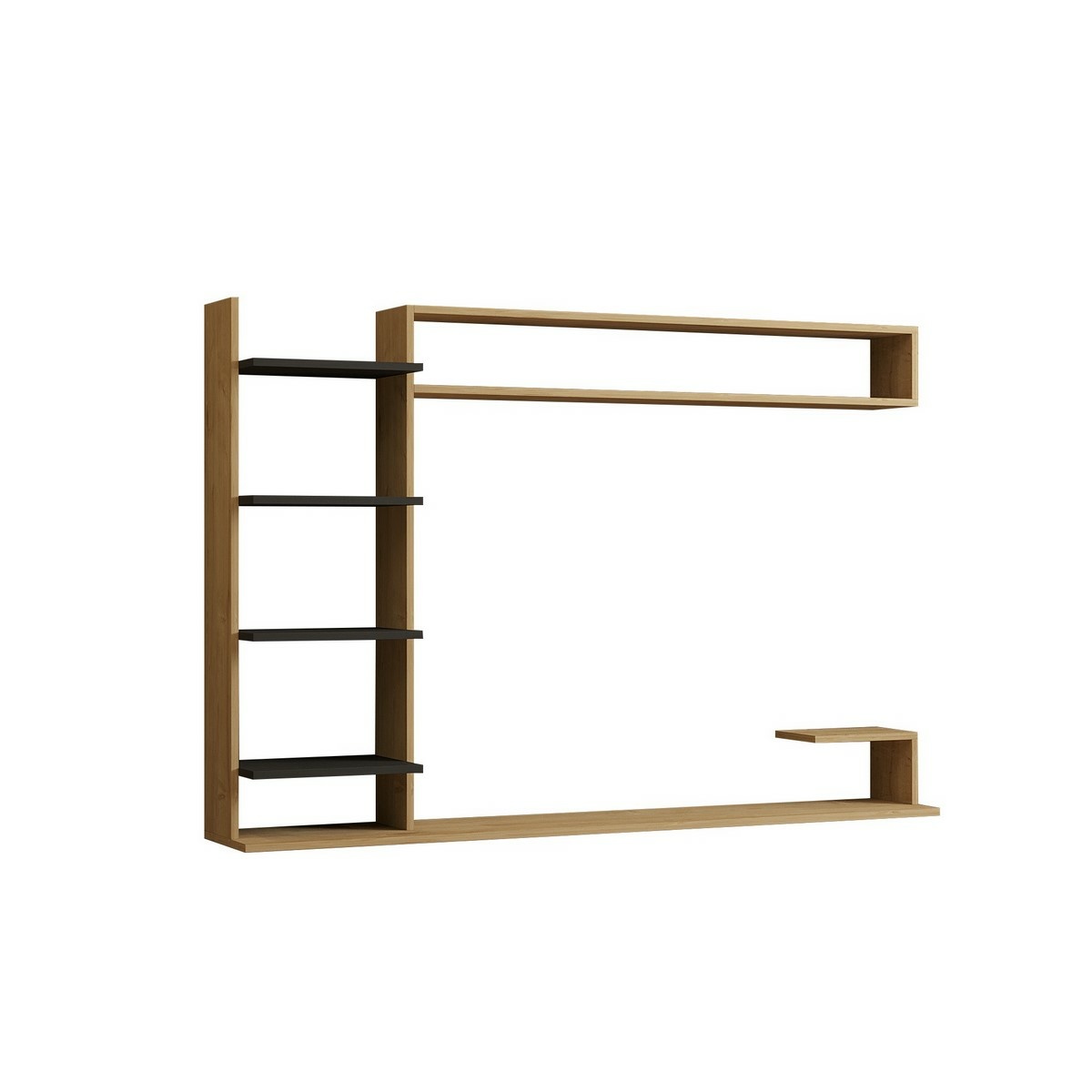 Televizní stěna Noble Sapphire Oak and Anthracite