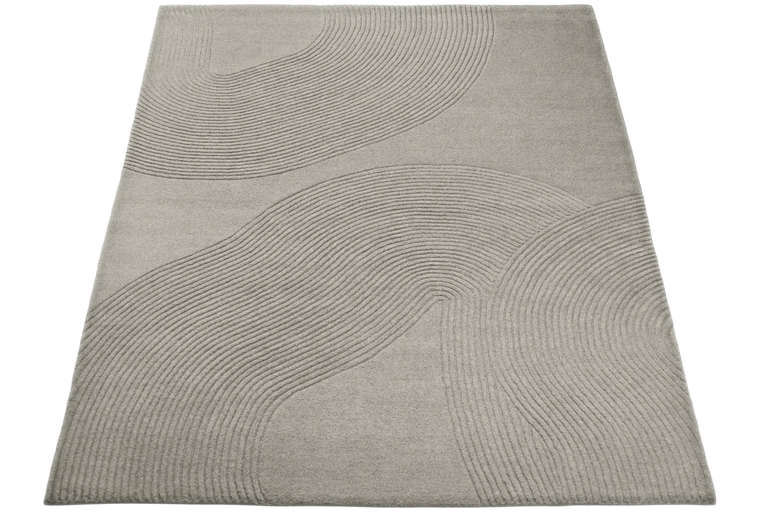 Bolia Světle šedý vlněný koberec Zen 250 x 350 cm