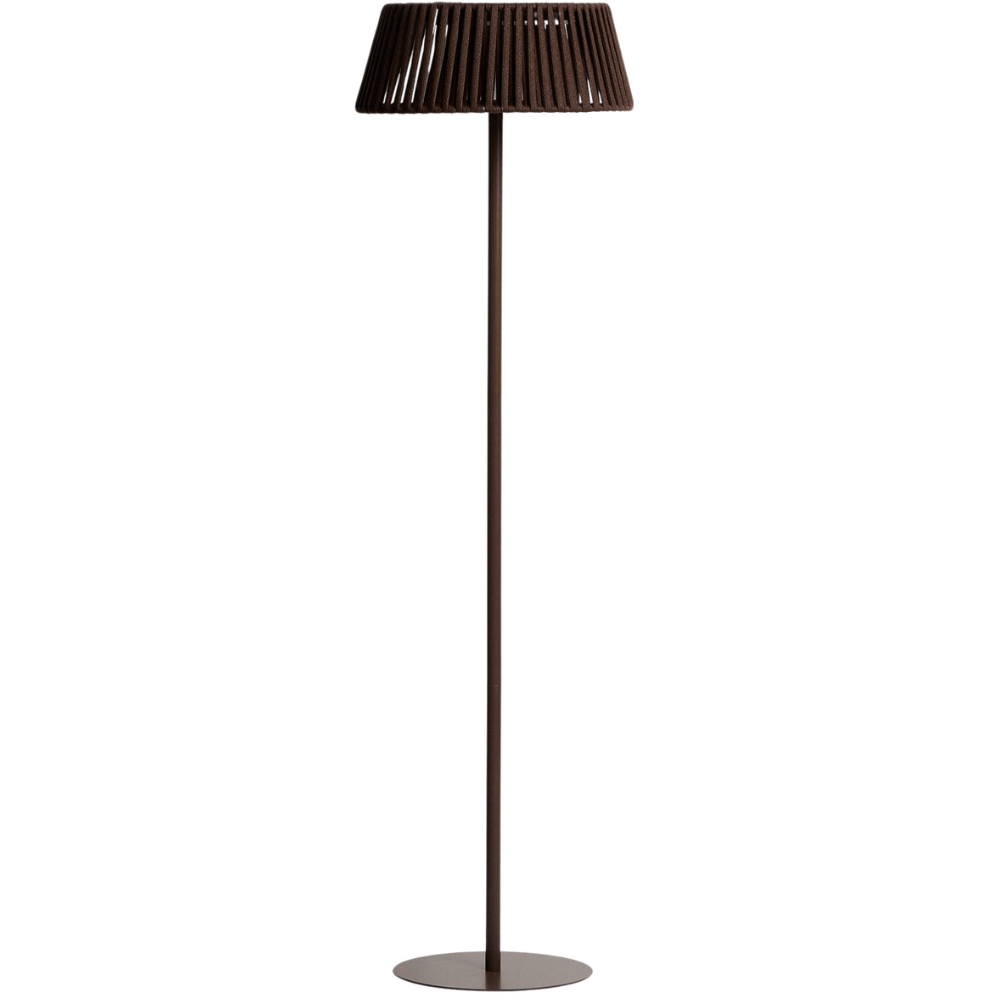 Hnědá zahradní solární LED lampa kave home Aldet 160 cm